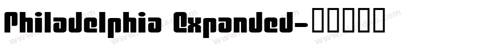 Philadelphia Expanded字体转换